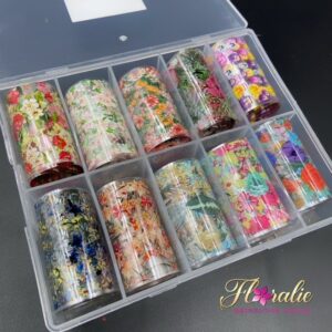 Coffret foil Fleurs (10)