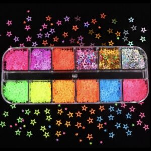 Décos étoiles fluo