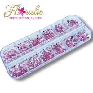 Lot de strass rose (2)