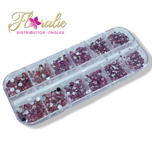 Lot de strass rose (25)