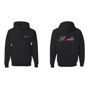Hoodie Floralie Noir
