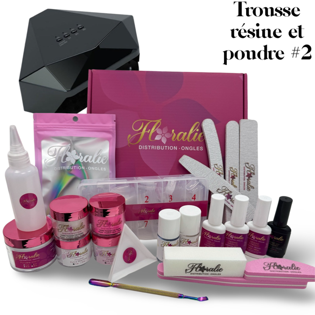 TROUSSE RÉSINE ET POUDRE #2 ( action lente)