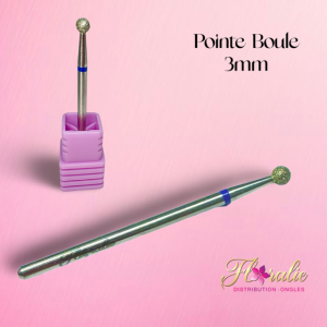 Pointe boule 3mm (Embout diamant) 10