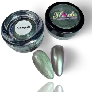 Poudre Chrome Cat Eye #1 – Effet Magnétique & Chromé