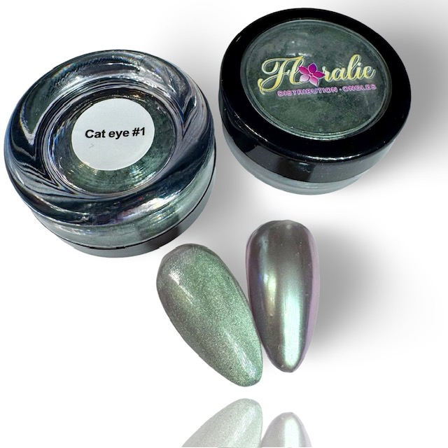 Poudre Chrome Cat Eye #1 – Effet Magnétique & Chromé