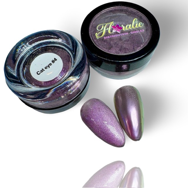 Poudre Chrome Cat Eye #4 – Effet Magnétique & Chromé