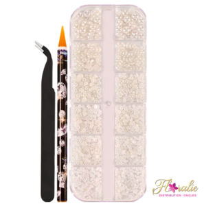 Perle avec crayon cire et pince