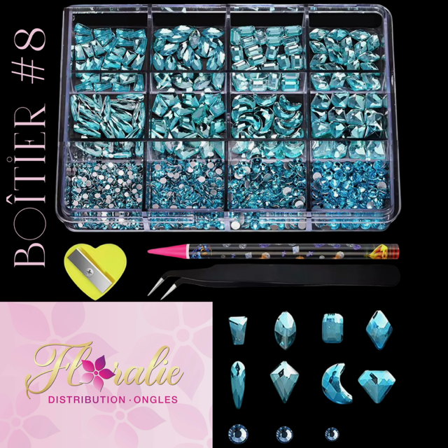 Boitier bijoux #8 (Bleu)