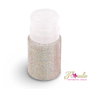 Flacon pompe strass AB crystal