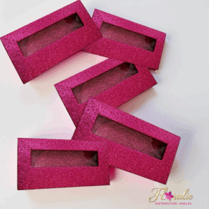 Boîte de présentation pour ongles prêt-à-porter (Lot de 5 Fushia)