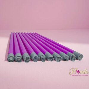 Ensemble d’embouts en silicone pour nail art – 10 formes variées